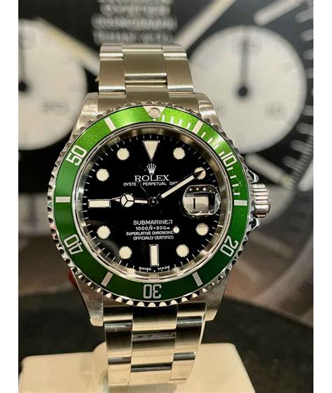 Rolex Submariner Date Ghiera Verde .